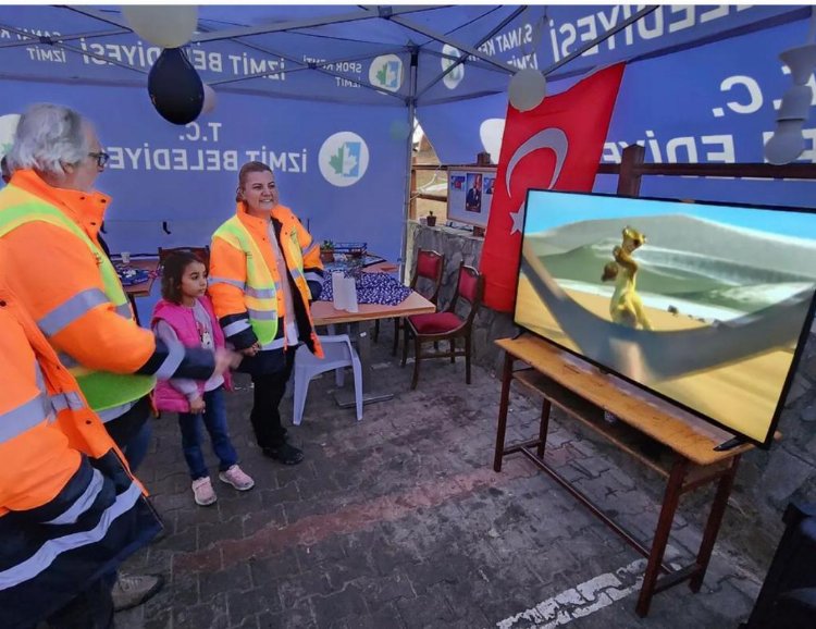 İzmit, Hatay Defne’de sosyal alan oluşturdu