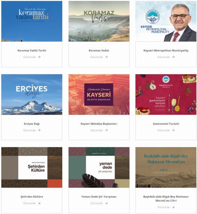 Kayseri kitaplığına ‘büyük’ hizmet