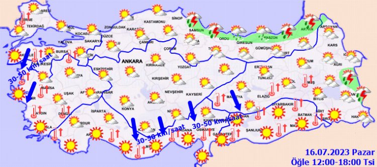 Meteoroloji’den sıcak hava ve yağış uyarısı
