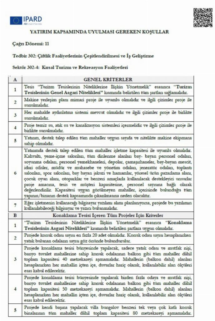 81 il Ekoturizm hibe kapsamına alındı