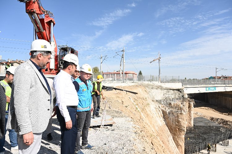 Konya’da Taşköprü Alt Geçidi’ne yakın mercek