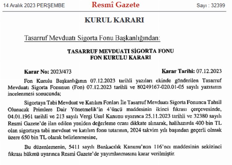 TMSF devlet güvencesini yükseltti!