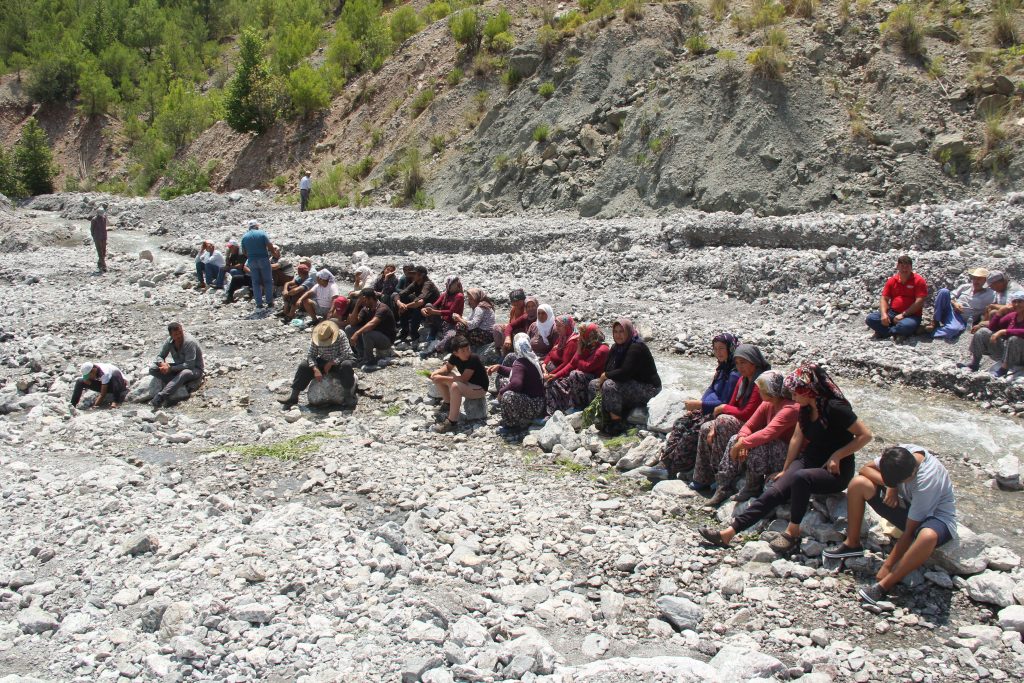 fethiye söğütlü söğütlü su fethiye su köylüler fethiye su eylem fethiye söğütlü eylem