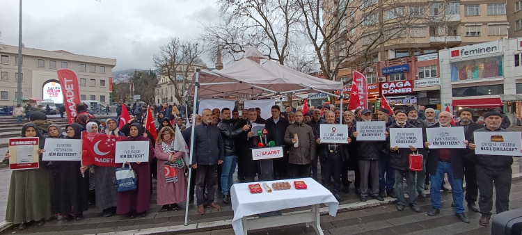 Saadet Partisi Bursa’dan ‘Asgari ücret’ tepkisi!