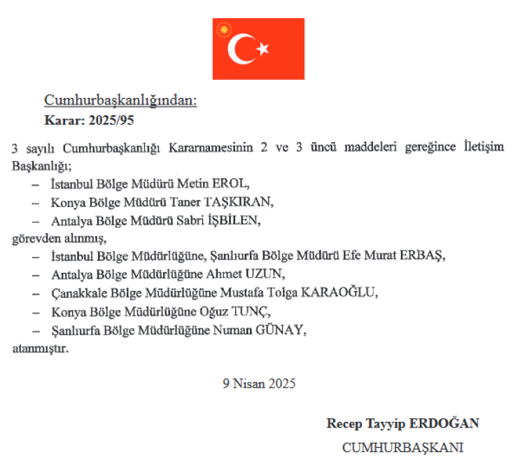İletişim’den 5 Bölge Müdürlüğü’ne yeni atama