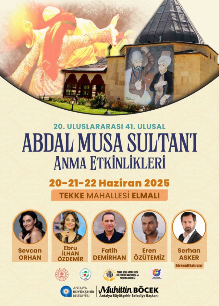 Abdal Musa anma etkinlikleri başlıyor