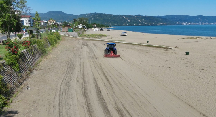 Ordu’da plajlar deniz sezonuna hazırlıyor