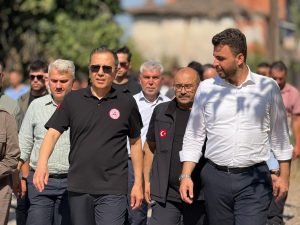 Bakan Yerlikaya ve Milletvekili Öztaylan Sahada