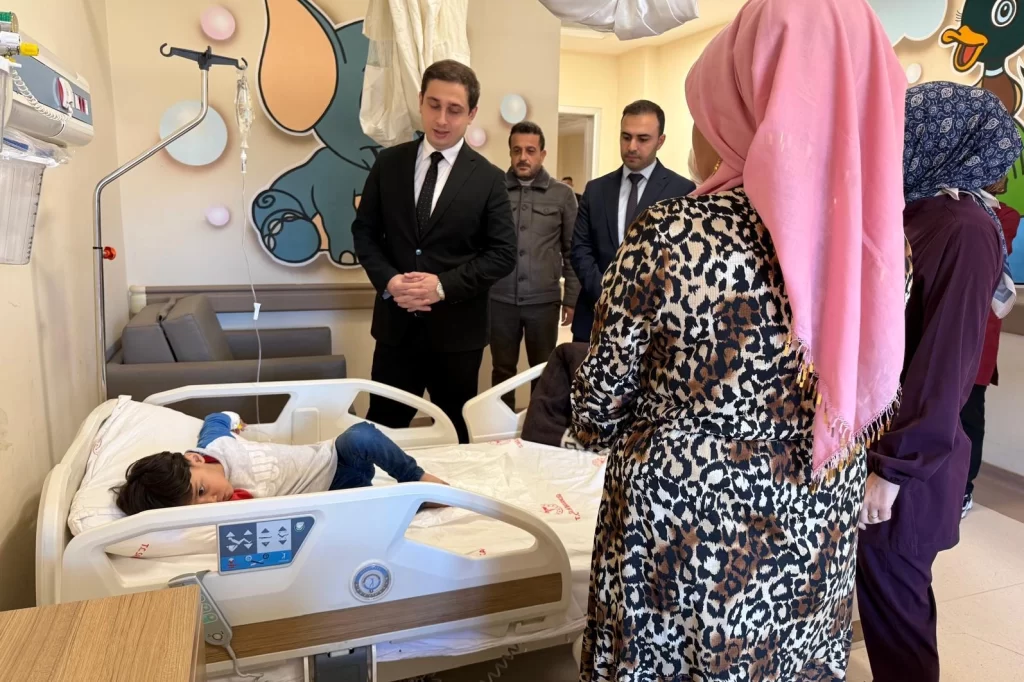 Batman Sason’da Kaymakam Başar’dan hastane ziyareti