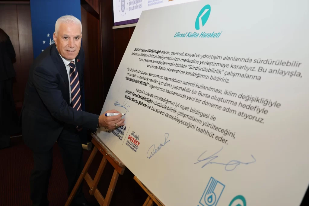 BUSKİ’de kurumsal dönüşüme tarihi adım