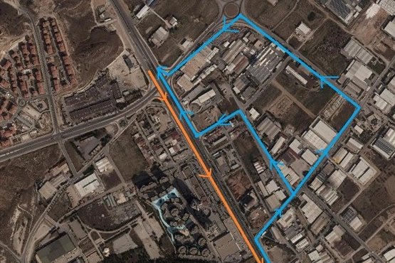 Denizli’de üst geçit çalışmalarında yeni etap