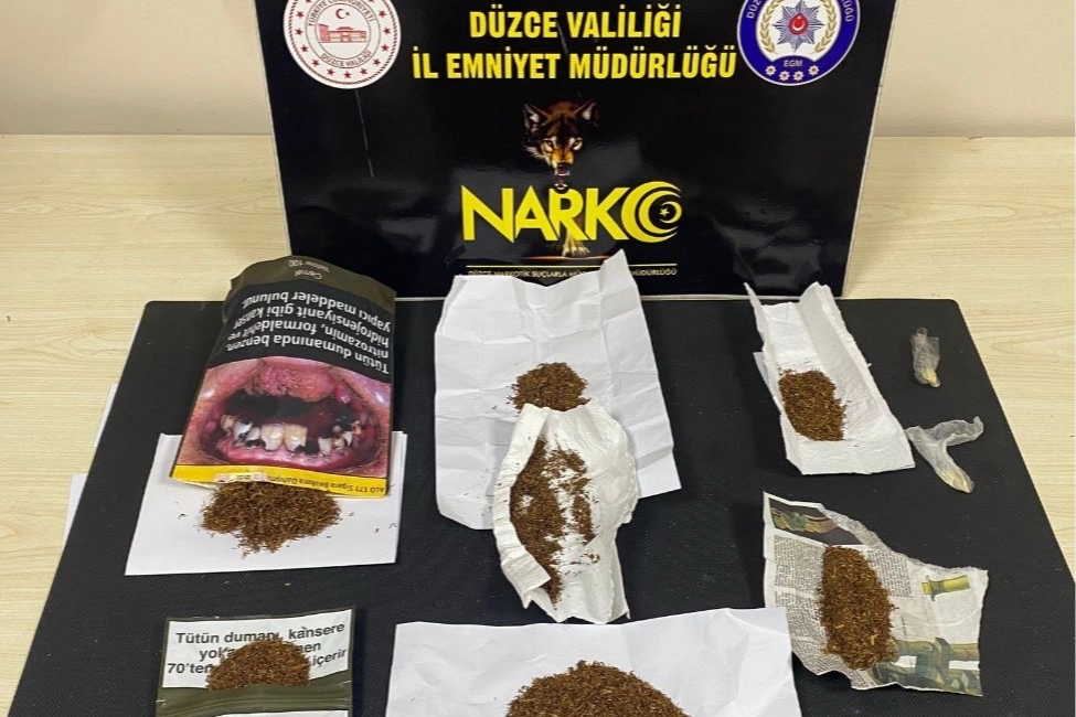 Düzce’de uyuşturucu operasyonunda 3 tutuklama