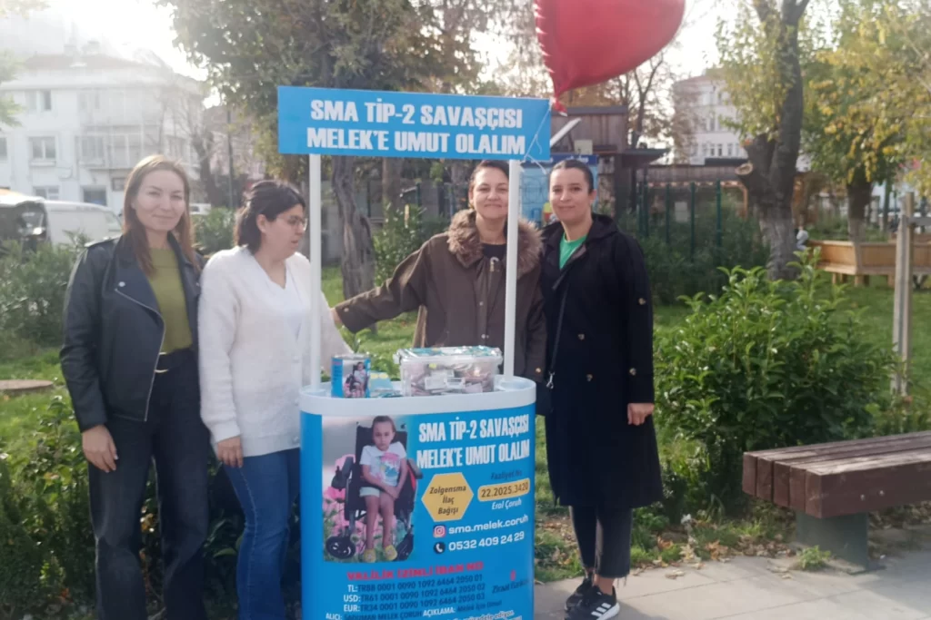Edirne Keşan’da SMA hastası Melek’e duyarlılık standı