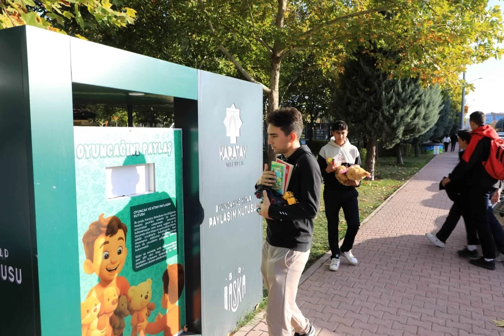 Konya’da “Oyuncak ve Kitap Paylaşım Kumbarası” projesi başladı