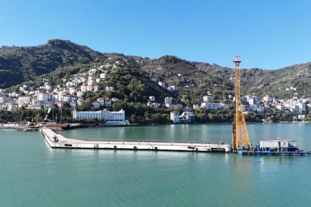 Ordu Altınordu rıhtımı uzatılıyor