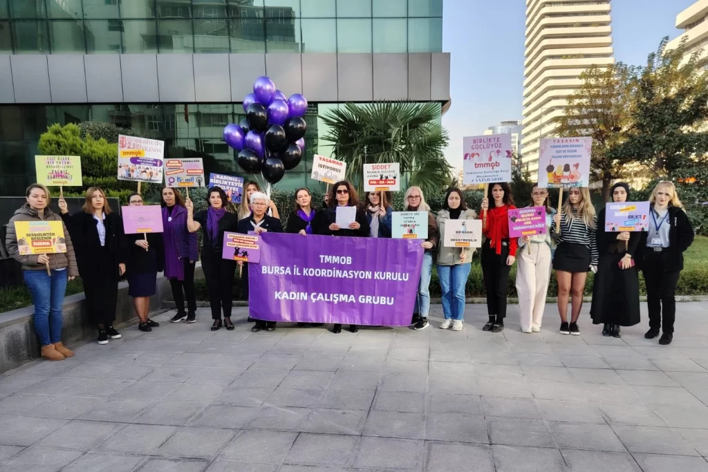 TMMOB Bursa İKK Kadın Çalışma Grubu’ndan farkındalık çağrısı