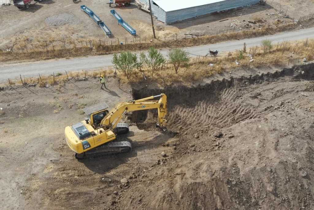 Balıkesir’de Balya Hacıhüseyin Mahallesi’nde içme suyu hattı yenilendi