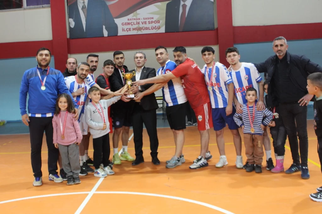 Batman Sason’da voleybol turnuvası tamamlandı