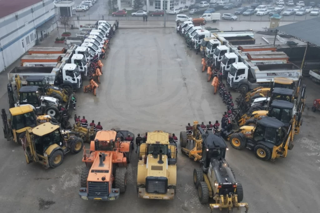 Bursa İnegöl Belediyesi’nde kış hazırlıkları tamam