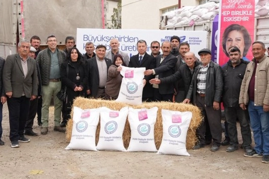 Eskişehir’de Günyüzü’ndeki üreticilere destek