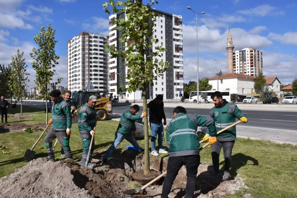 Kayseri Kocasinan şehri oksijen deposuna çevirdi