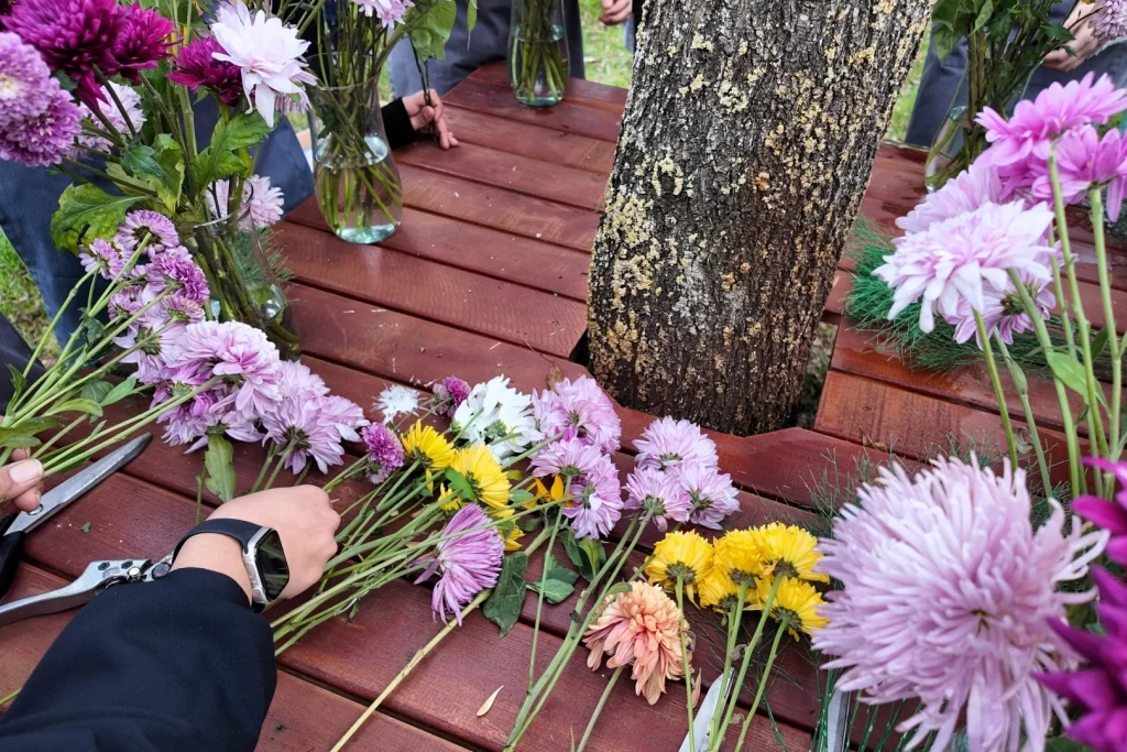 Kocaeli’de renklerin en zarif hali buketlerde buluştu