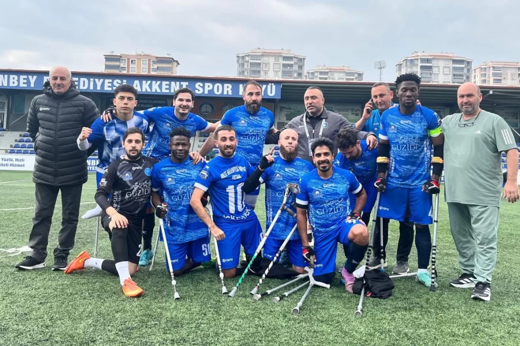 Kocaeli’de Ampute Futbol Takımı lige fırtına gibi başladı