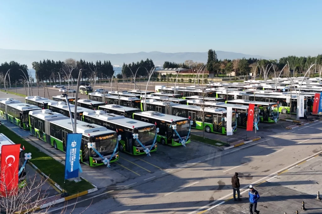 Kocaeli’nin ulaşım filosuna 68 otobüs takviye