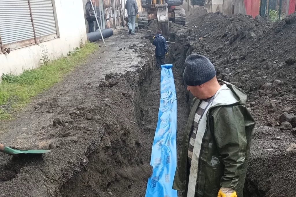 Trabzon’da Hacıköy’e altyapı hamlesi