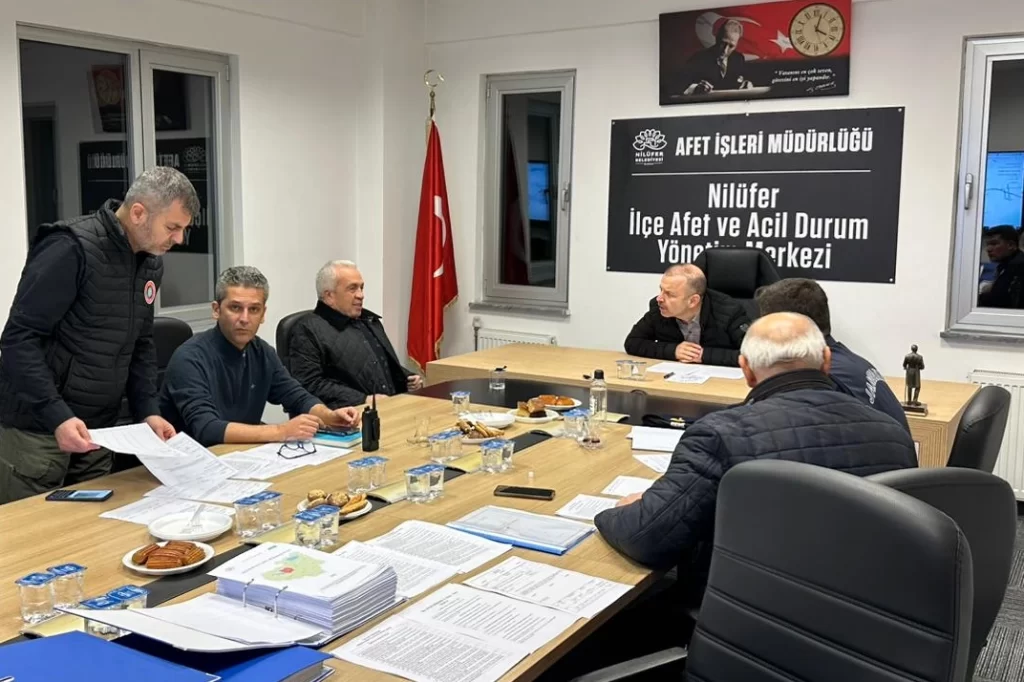 Bursa’da Nilüfer’de afetlere karşı hazırlık tatbikatı