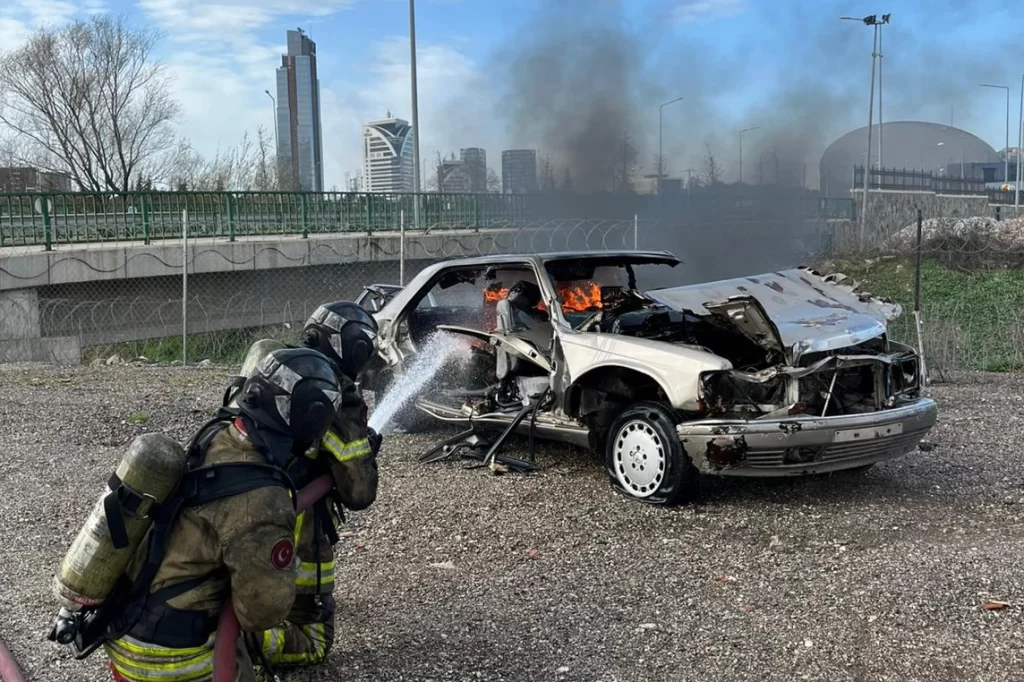 Bursa İtfaiyesi’nden Koç Üniversitesi’ne eğitim