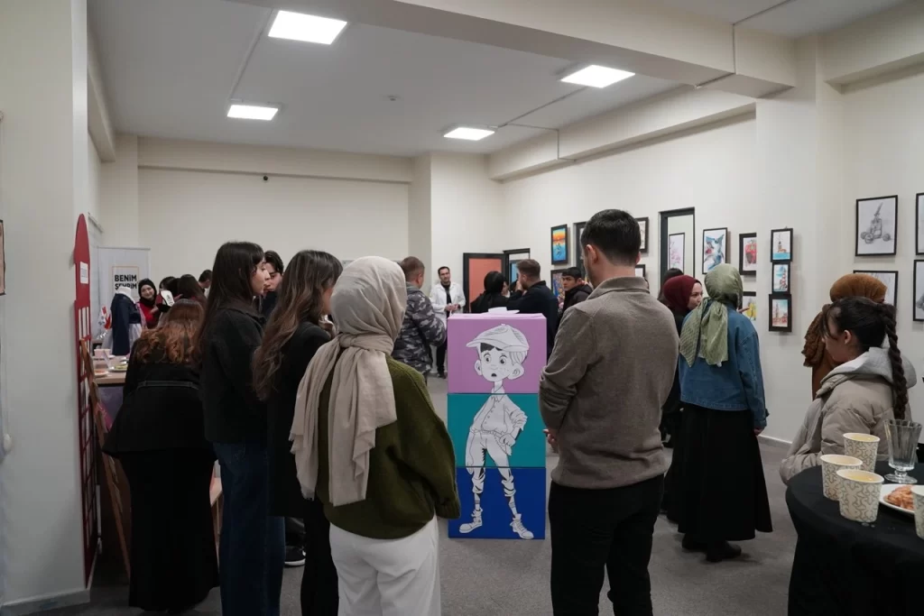 Konya’da Lise Medeniyet Akademileri’nde dönem sonu sergisi