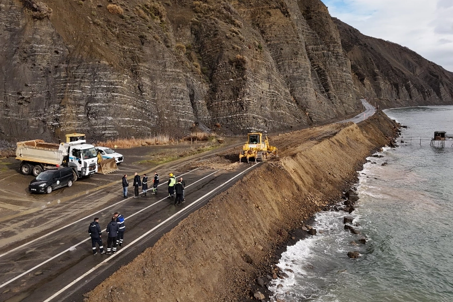Tekirdağ’da heyelan önlemi