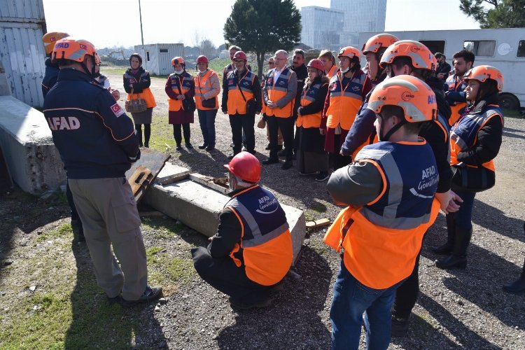 Bursa’da doğal afet gününde ‘Mahalle Afet Timi’ vurgusu