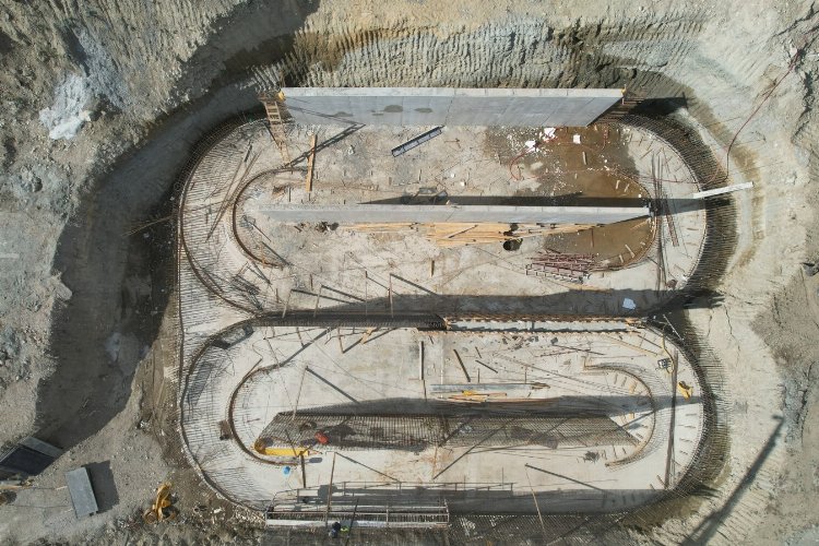 Manisa Demirci’de AAT’de betonerme imalat sürüyor