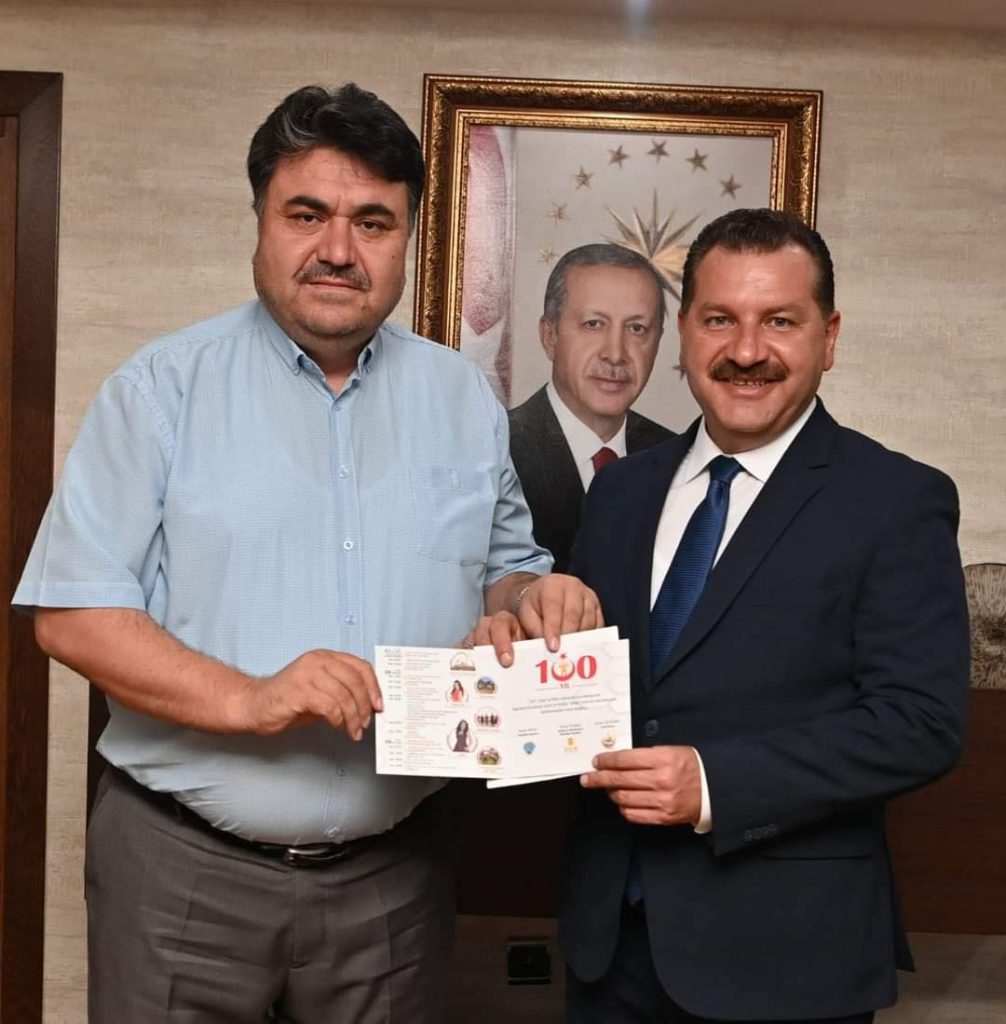 ERSOY,BÜYÜKŞEHİR BELEDİYE BAŞKANI YÜCEL YILMAZ’I KURTULUŞ GÜNÜ ETKİNLİKLERİNE DAVET ETTİ