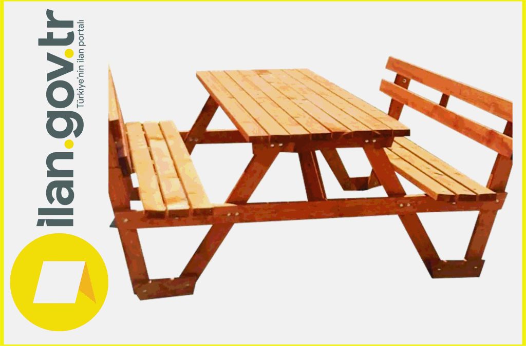 Oturma bankı ve çatılı piknik masası alınacaktır