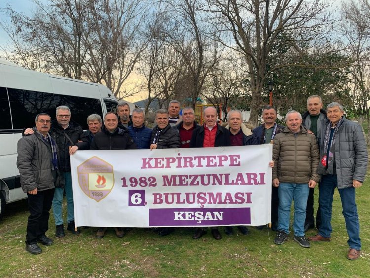 1982 Mezunu Kepirtepeliler Keşan’da Buluştu