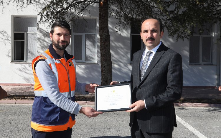 Afet bölgesinden dönen personeliyle buluştu