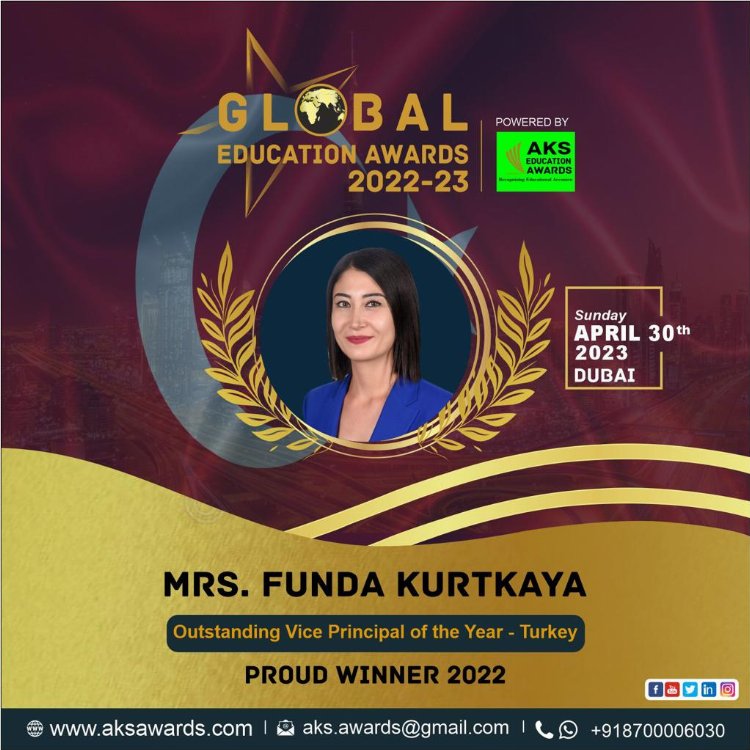 Aliağalı Funda öğretmene ‘küresel’ ödül