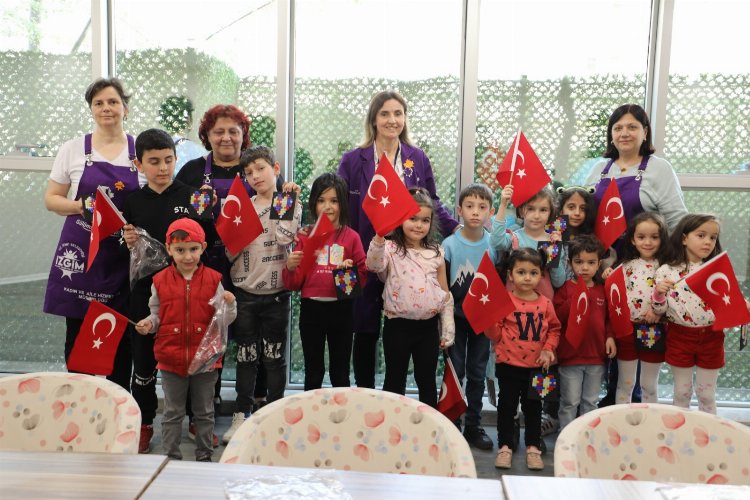 İzmitli çocuklar ara tatilde Çocuk Atölyeleri’nde