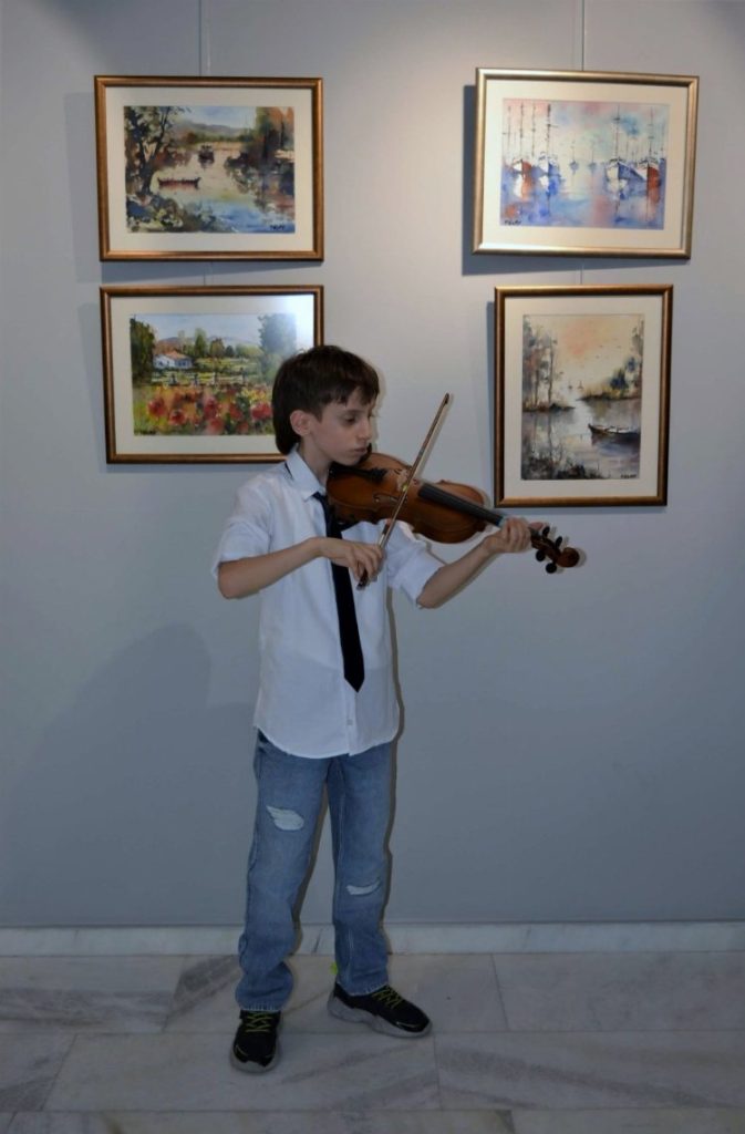 Saim Altuncu Atölyesi sulu boya sergisi açıldı