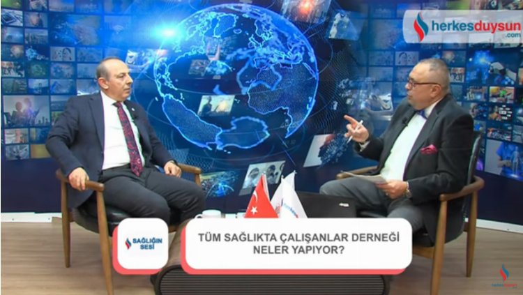 TÜSÇAD Başkanı Metin Altundal: Bizler sağlık çalışanlarının sosyal tarafıyız