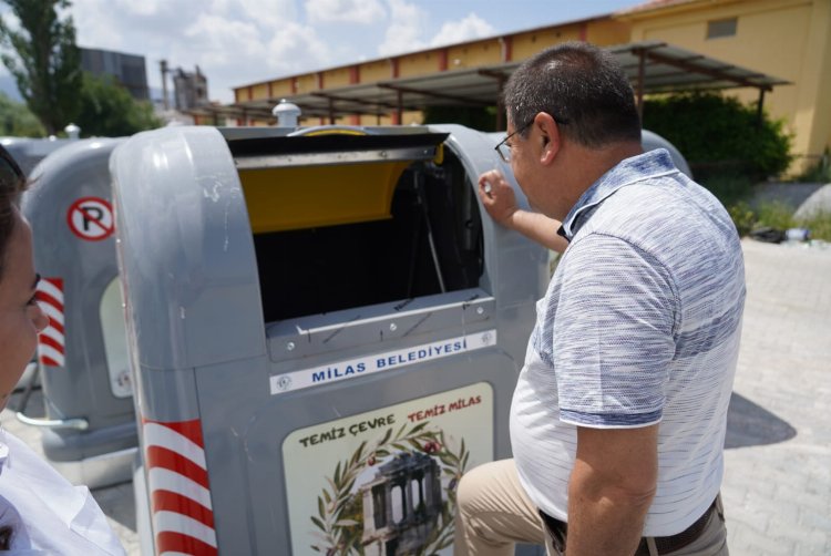 ‘Temiz çevre temiz Milas’ seferberliği… Muğla’ya akıllı konteynerler yerleştiriliyor