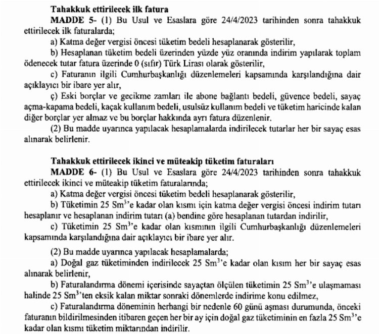 Ücretsiz gaz tüketimine ilişin EPDK kararı ‘Resmi’leşti