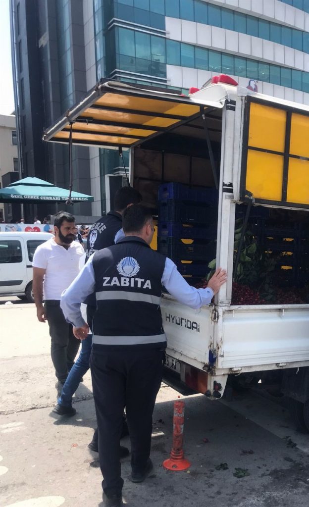 Gebze Zabıtası’ndan seyyar denetimi