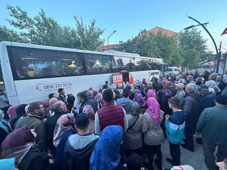 Keşan’dan ilk hac kafilesi uğurlandı