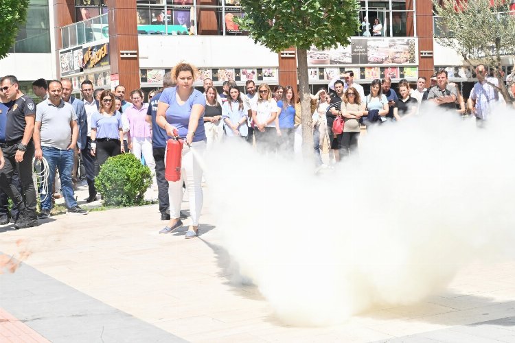 Manisa MASKİ’den gerçeği aratmayan tatbikat