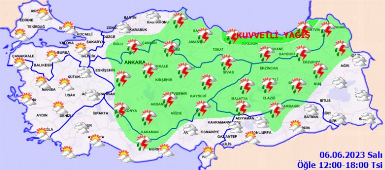 Sağanak yağışa dikkat!