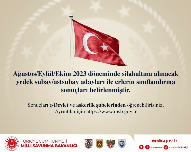 3 aylık dönemde silah altına alınacaklar belli oldu